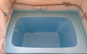 浴槽の塗装修理